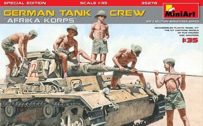 MT35278  German Tank Crew 'Afrika Korps' Special edition