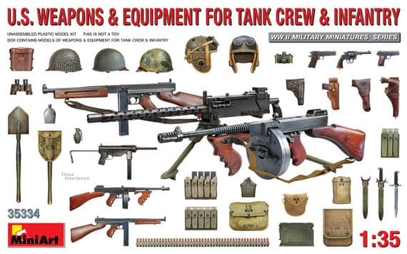 MT35334  U.S. WEAPONS & EQUIPMENT FOR TANK CREW & INFANTRY