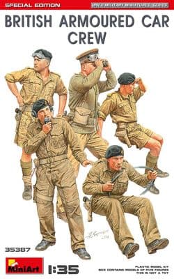 MT35387  BRITISH ARMOURED CAR CREW.
