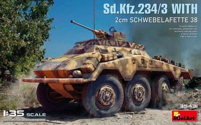 MT35431   Sd.Kfz.234/3 WITH 2cm SCHWEBELAFETTE 38