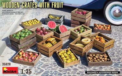 MT35628  WOODEN CRATES WITH FRUIT