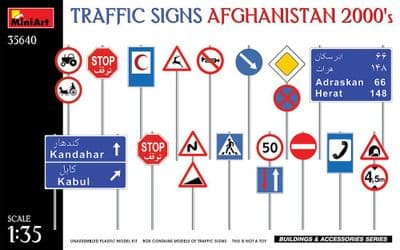 MT35640 TRAFFIC SIGNS AFGHANISTAN 2000's