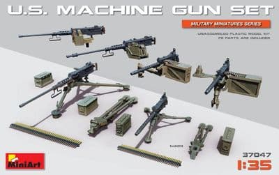 MT37047  U.S. Machine gun set with etched parts