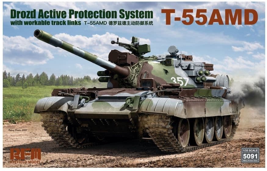 RM5091 T-55AMD Drozd Active Protection System Model Kit
