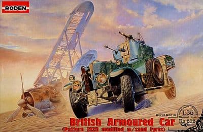ROD802 Rolls Royce Armoured Car 1920 pattern w/sand tyres