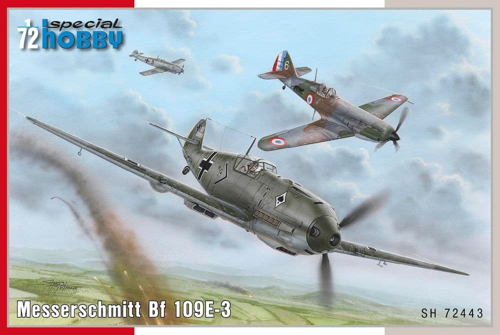 SH72443 Messerschmitt Bf-109E-3 In 1939-40