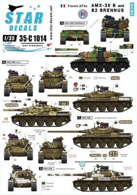STAR35-C1014 AMX-30B2 French Main Battle Tank Brennus French AMX-30B