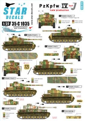 STAR35-C1035 Pz.Kpfw.IV Ausf.J Late production.