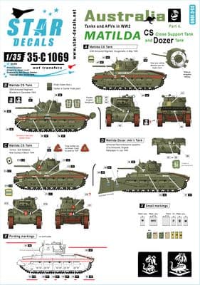 STAR35-C1069 Australia Tanks & AFVs # 4. MATILDA.