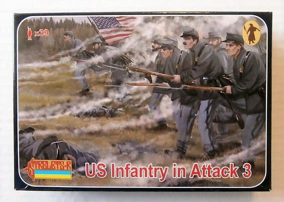STR179 US INFANTRY IN ATTACK 3 GETTISBURG