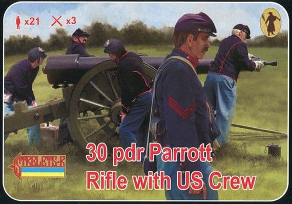 STR182 30 pdr Parrott Rifle with US crew ACW/American Civil War