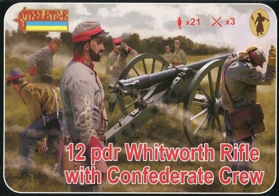 STR183  Whitworth Rifle with Confederate Crew (ACM/American Civil War)