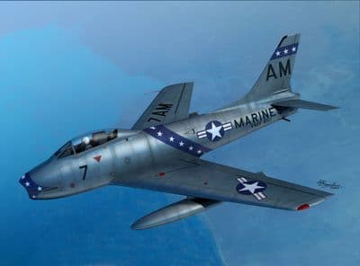 SW72107 North-American FJ-2 Fury 3 markings for VMF-451, VMF-235, VMF-312