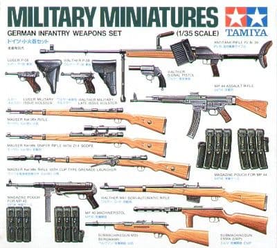TA35111 German Infantry Weapons set