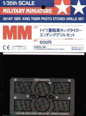 TA35167 King Tiger etched grilles