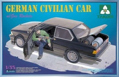TAK02005  German Civilian Car (BMW 3 (1977-1982?) with Gas Rockets