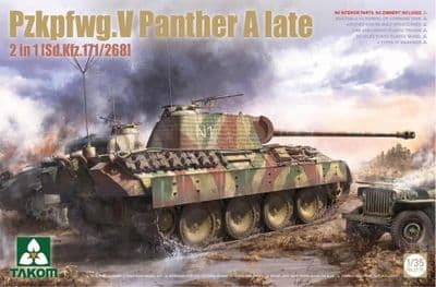 TAK02176  Pz.Kpfw.V Ausf.A Panther Late Sd.Kfz.171/268 2 in 1