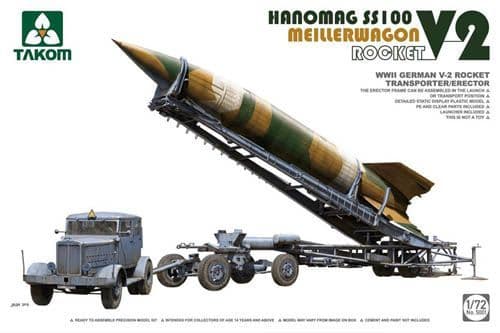 TAK05001 V-2 rocket + Meillerwagen transport + Hanomag SS-100