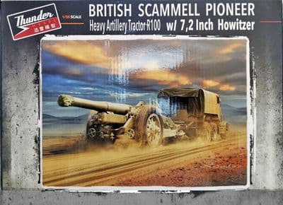 THU35212  British Scammell Pioneer Heavy Artillery Tractor R100 with 7.2 Inch Howitzer