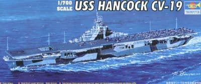 TM05737 U.S.S. Hancock CV-19 with blue vac-formed sea base