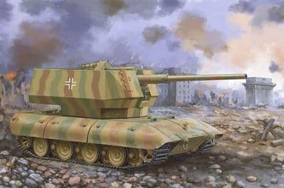 TP09585  German E-100, WWII Flakpanzer with 12.8cm FlaK 40