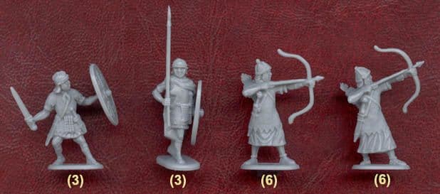 Kit Maquette Zvezda 1:72 - Infanterie Auxiliaire Romaine (réédition Z8052)