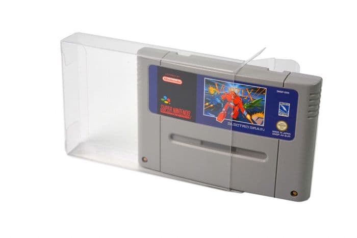 GP11 SNES Cartridge Game Box Protectors