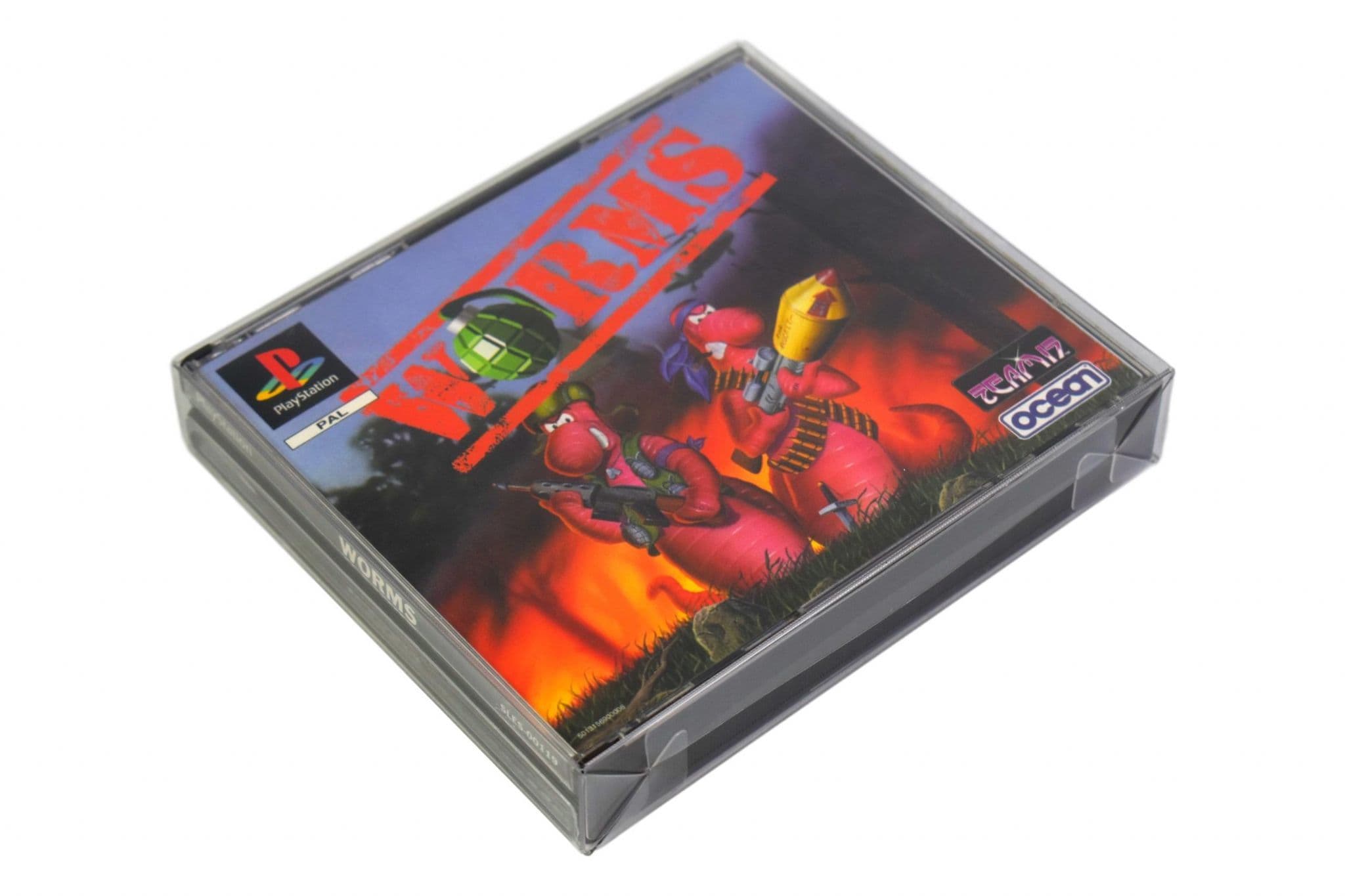 Sony PlayStation 1 PAL Game Box Protector Display Case – Clear PET – Brand New