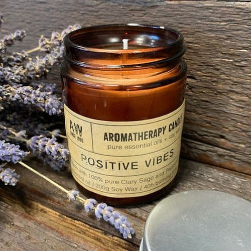 Aromatherapy Candle , Positive Vibes (AW)