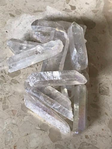 Aura Quartz Point, Rainbow Gemstone