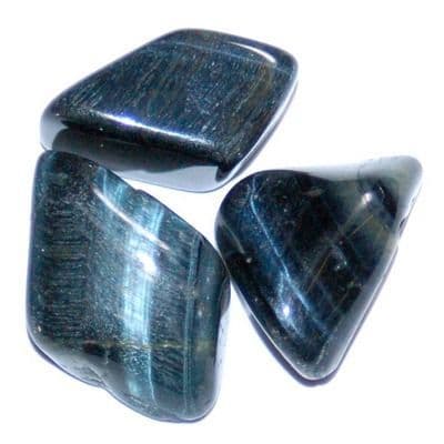Blue Tigers Eye Polished Tumblestone