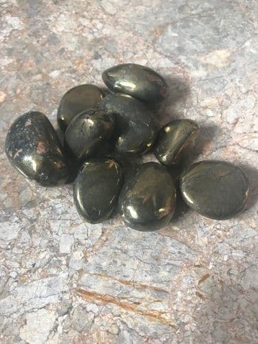 Chalcopyrite Tumble Stone Large 25mm - 30mm Reiki Healing Crystal Chakra