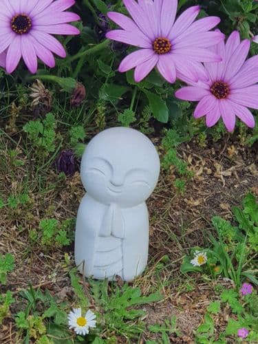 Concrete Jizo Figure