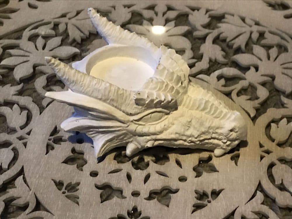 Dragon Head Tealight Candle Holder Mould