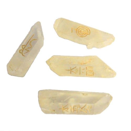 Fengshui Quatra-Set Natural Quartz Points, The Master Healer