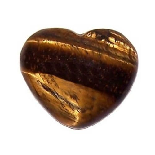 Golden Tigers Eye Pocket Heart