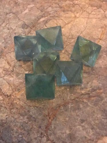 Green Fluorite Octahedral