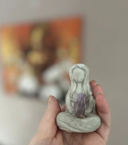 Hand Cast Goddess Statue