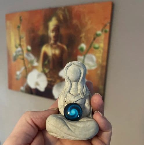 Hand Cast Goddess Statue Galaxy