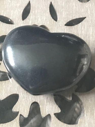 Hematite Pocket Heart, Reiki Healing Stone