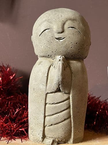 Large Concrete Jizo Statue