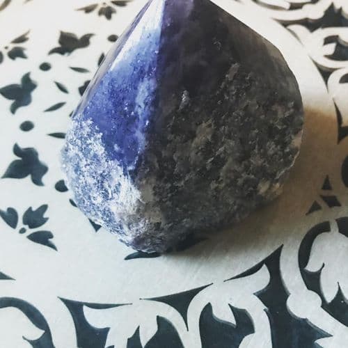 Lepidolite Rough and Polished Point