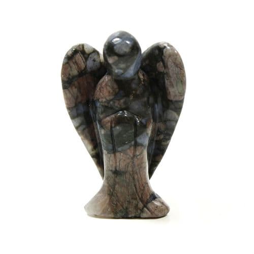 Llanite Rhyolite Crystal Gemstone (Que Sera) Pocket Angel
