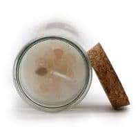 Magic Spell Candle Love, Rose Quartz & jasmine Fragrance