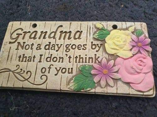 Memorial Plaque Latex Mould