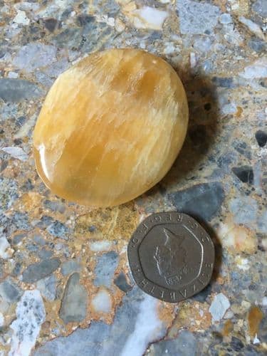 Orange Calcite Palmstone