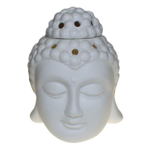 Oriental White Thai Buddha Oil Burner