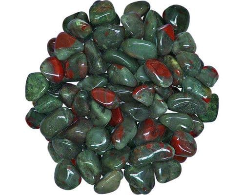 Polished Tumble Stone Heliotrope / Bloodstone