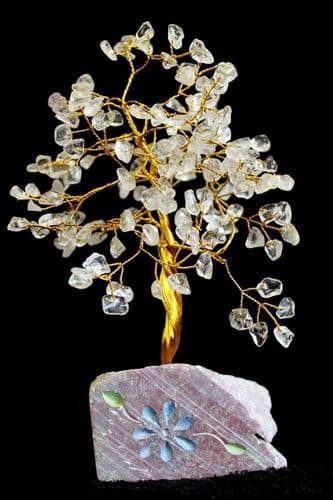 Rock Quartz Gem Tree 320 Leaves