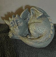 Sleeping Dragon Garden Ornament Latex Mould